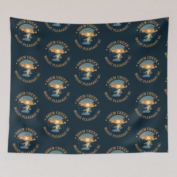 Item preview, Shem Creek Sunset Mount Pleasant SC designed and sold by SubtleSplit.