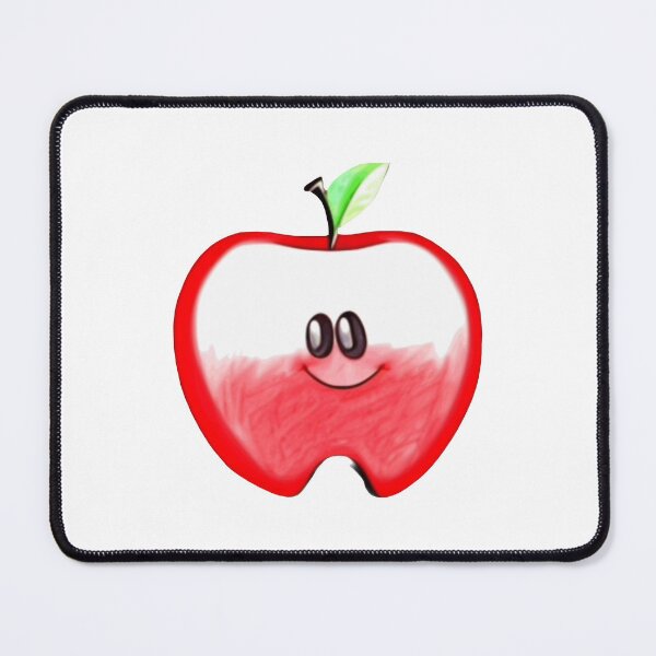 Item preview, Cute Kawaii Half Apple with a Smile designed and sold by BrightMint.