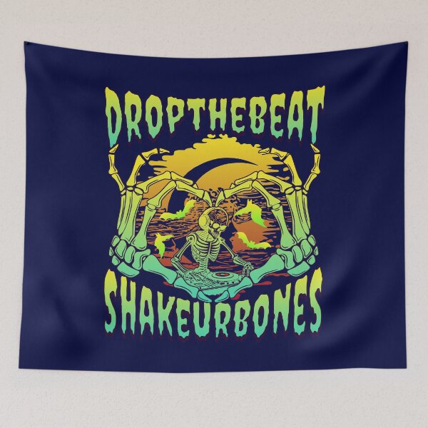 Item preview, DJ Skeleton Drop the Beat designed and sold by HaileyLow.