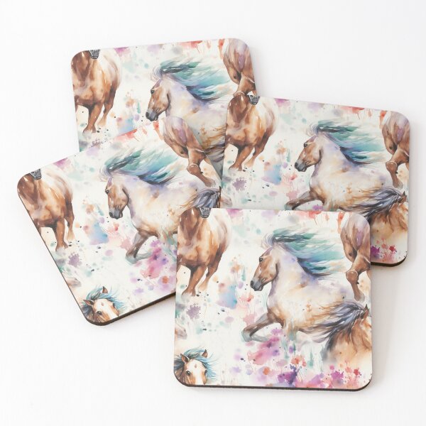 Item preview, Watercolor Horses designed and sold by PidgiePotato.