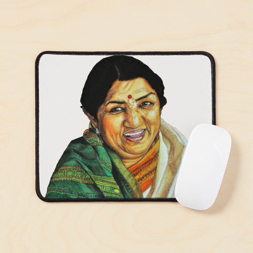 Worlds best singer Lata Mangeshkar Art Print by Shashank Morje - Pixels