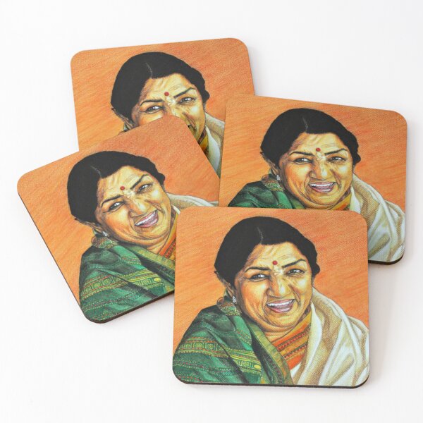 Item preview, Lata Mangeshkar Color pencil Drawing  designed and sold by MubaraksArt.