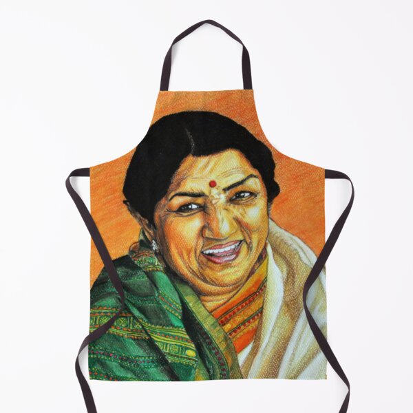 Item preview, Lata Mangeshkar Color pencil Drawing designed and sold by MubaraksArt.