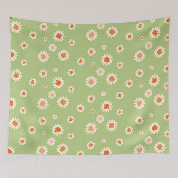 Item preview, Daisies — Orange and Green designed and sold by DenAlex.
