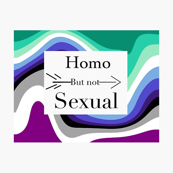 Artikelvorschau, Homo, aber nicht sexuell entworfen und verkauft von MoonieNova Goods.
