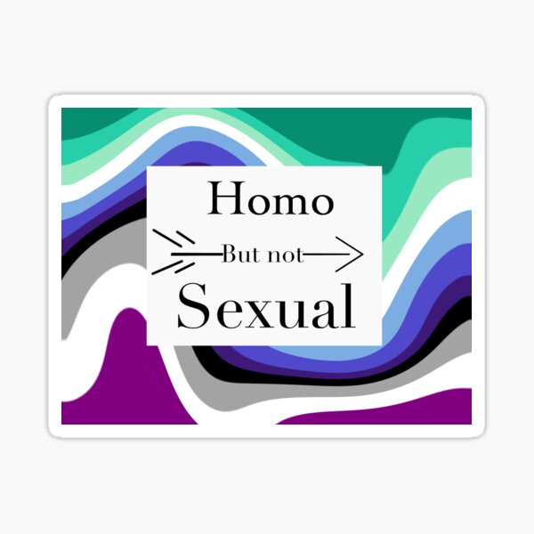 Item preview, Homo, but not Sexual  designed and sold by MoonieNova Goods.