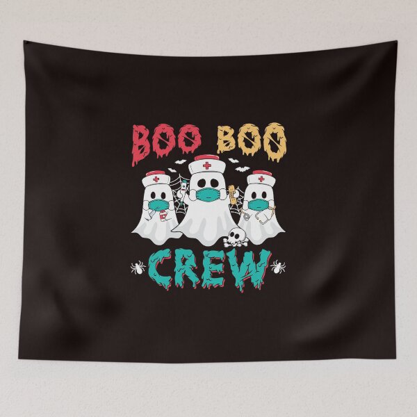 Item preview, Boo boo Crew Nurse Halloween Ghost Costume designed and sold by tokyoberlin.