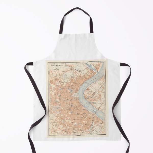 Item preview, Bordeaux France 1914 Map Print designed and sold by VoyagerVintage.
