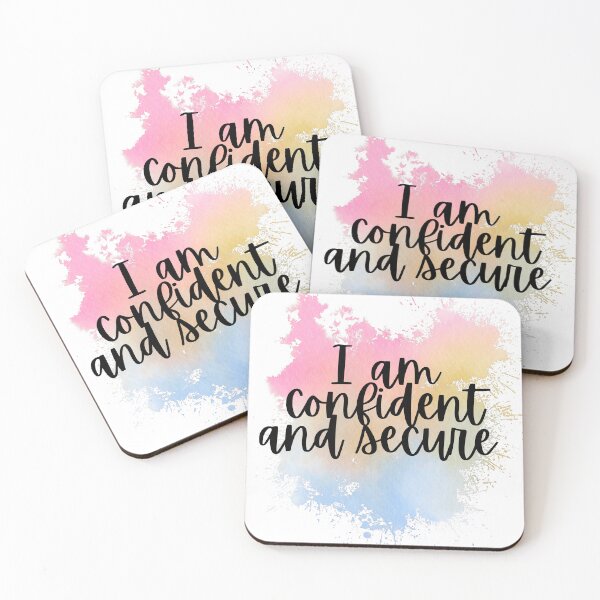 Item preview, Watercolor Mantra for Taurus - I am confident and secure designed and sold by GreenStardust.
