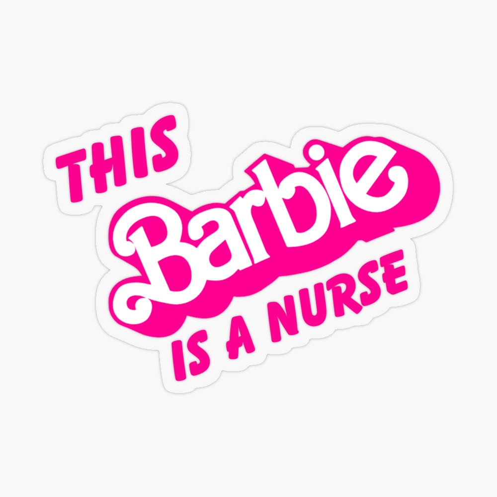 Nurse Barbie Sticker for Sale by kelsogallagher