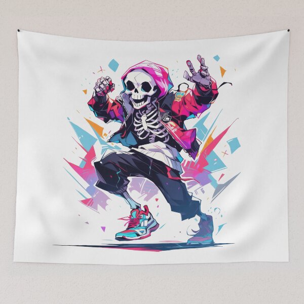 Item preview, Boney Boogie: Skeleton's Spectrum Shimmy designed and sold by KaleidoKiosk.
