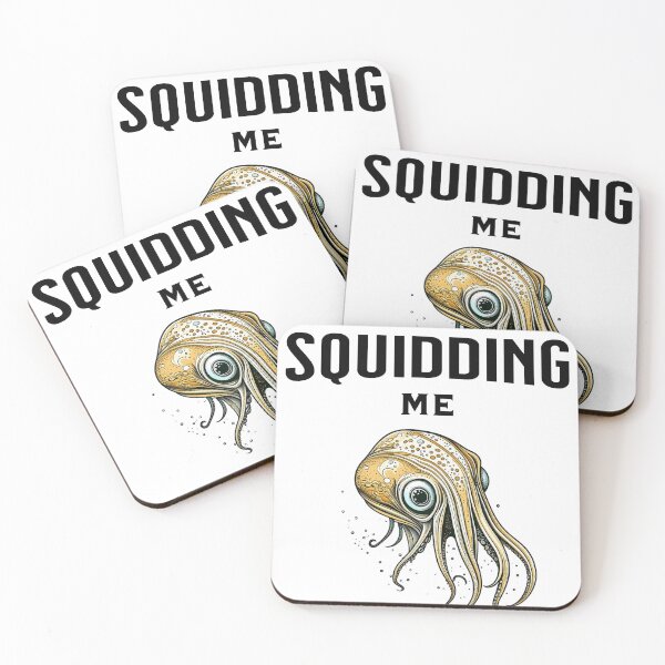 Item preview, Are You Squidding Me? Funny Squid Pun designed and sold by wheresthekarma.
