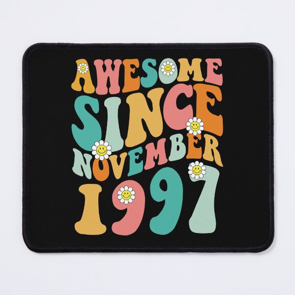Item preview, Awesome Since November 1997 | Made In 1997 | Retro Groovy Birthday designed and sold by Christina-grich.