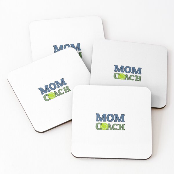 Item preview, Mom Coach Tennis US Open colors designed and sold by Sports-Stickers.