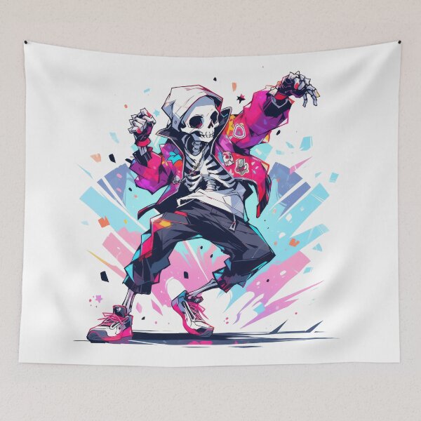 Item preview, Boney Boogie: Skeleton's Spectrum Shimmy designed and sold by KaleidoKiosk.