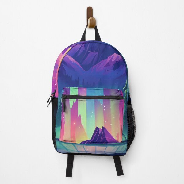 Item preview, Northern Light Aurora Borealis Scenery Mountains Rivers Trees designed and sold by NLTees.