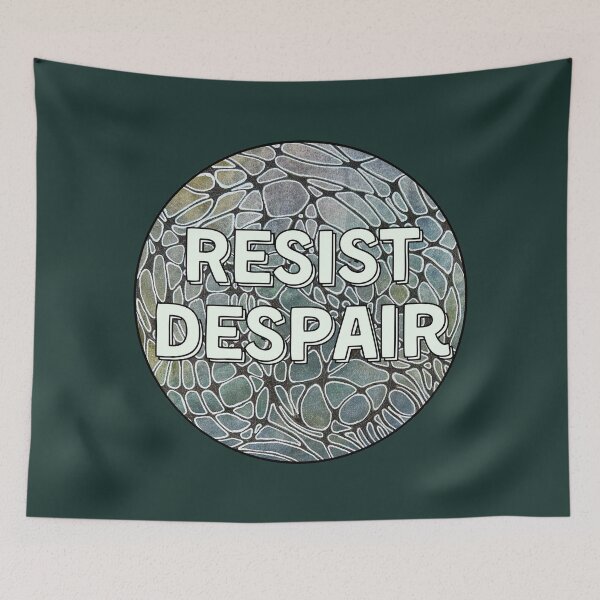 Item preview, Copy of Resist Despair Zentangle Watercolor  designed and sold by Madeleine39.