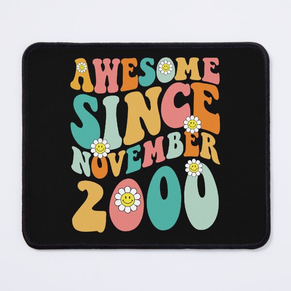 Item preview, Awesome Since November 2000 | Made In 2000 | Retro Groovy Birthday designed and sold by Christina-grich.