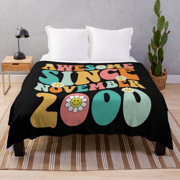 Item preview, Awesome Since November 2000 | Made In 2000 | Retro Groovy Birthday designed and sold by Christina-grich.