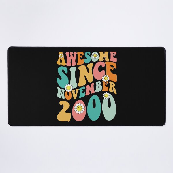 Item preview, Awesome Since November 2000 | Made In 2000 | Retro Groovy Birthday designed and sold by Christina-grich.