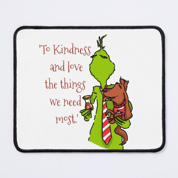 Item preview, Featureless portrait of the Grinch and Max (red writing) designed and sold by Life's eye Art and photography.