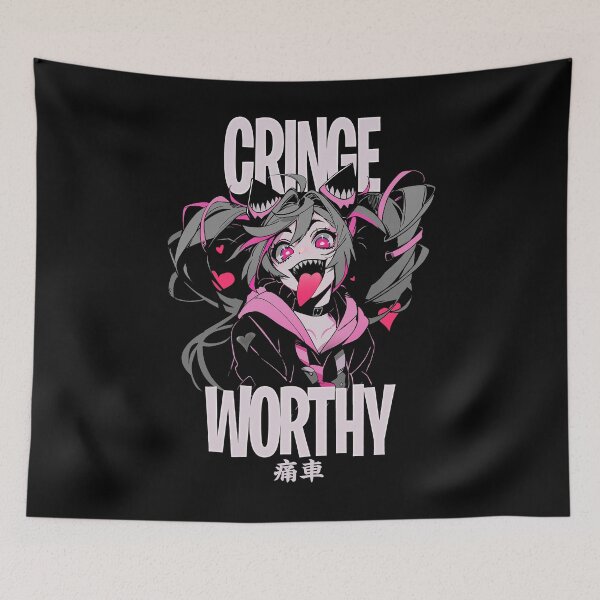 Item preview, Itasha (Cringe Worthy) Anime Goth Girl - JDM - Japan - Streetwear designed and sold by RoninUnknown.