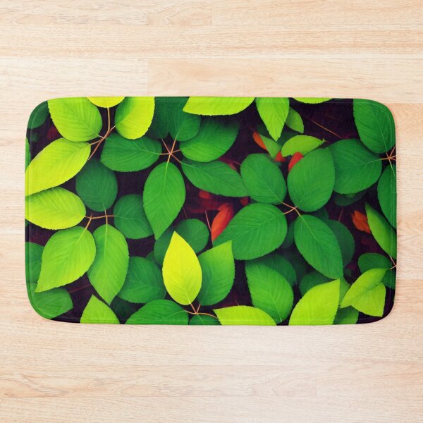Item preview, Green Leaves 9 designed and sold by blackwhiteblue.