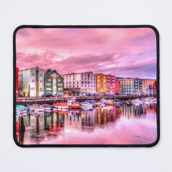 Item preview, MARITIME #35 - Colorful Buildings Along River in Trondheim Norway designed and sold by DEL-Productions.