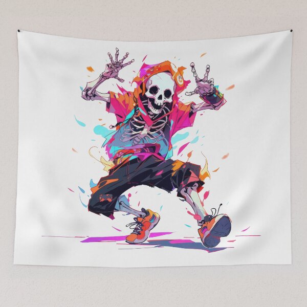 Item preview, Boney Boogie: Skeleton's Spectrum Shimmy designed and sold by KaleidoKiosk.