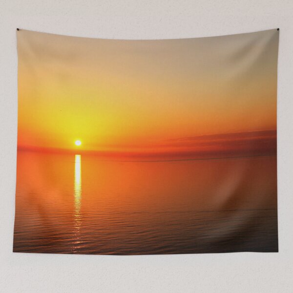 Item preview, WATERSCAPES #41 - Golden Sunset on Calm Waters designed and sold by DEL-Productions.