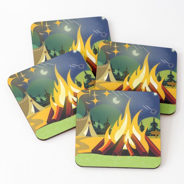 Item preview, illumination campfire autumn vibrations designed and sold by NERO gOVEDI.