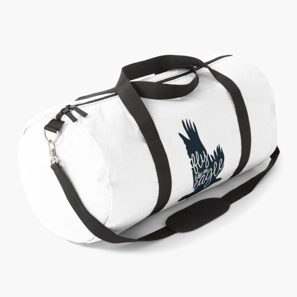 Item preview, Fly Like An Eagle Auburn Eagle Hand Lettered Isaiah 40:31 Bible Verse Design Navy on White designed and sold by apcreatively.
