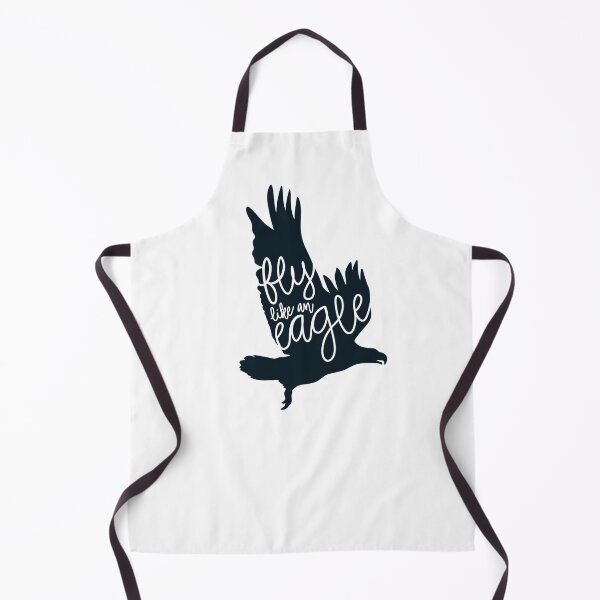 Item preview, Fly Like An Eagle Auburn Eagle Hand Lettered Isaiah 40:31 Bible Verse Design Navy on White designed and sold by apcreatively.