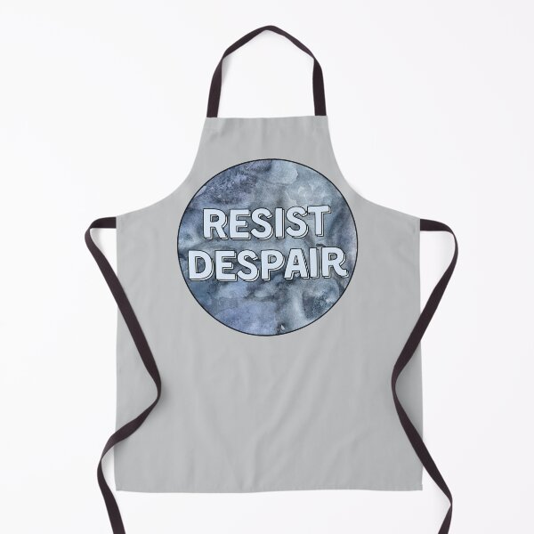 Item preview, Resist Despair Blue Watercolor designed and sold by Madeleine39.