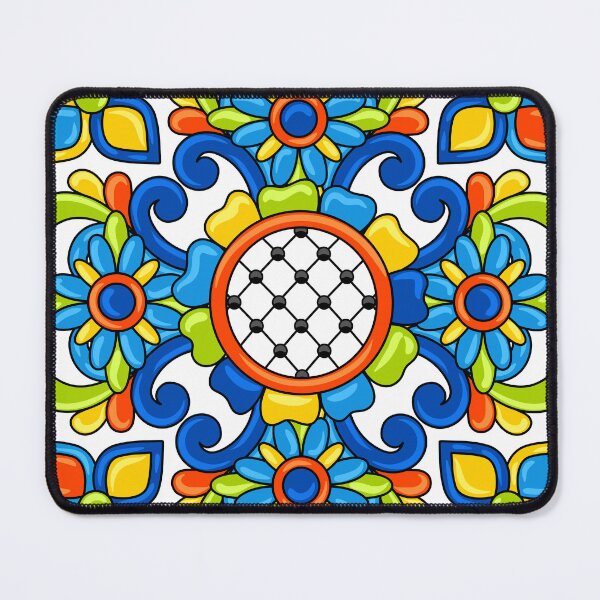 Item preview, Mexican Style Tile pattern: Mixed Print Magic designed and sold by Rebecca Turk.