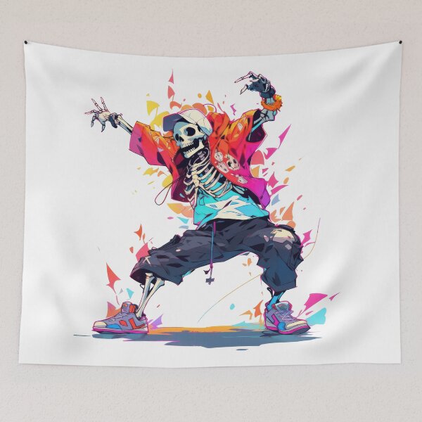 Item preview, Boney Boogie: Skeleton's Spectrum Shimmy designed and sold by KaleidoKiosk.