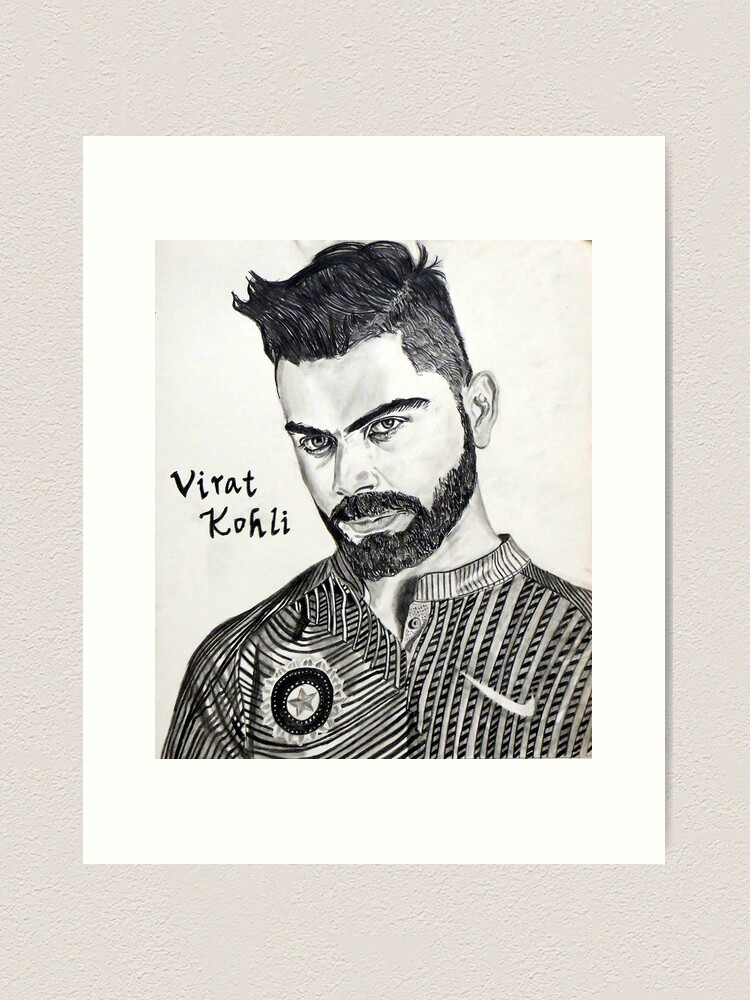 Virat Kohli Drawing Picture - Drawing Skill