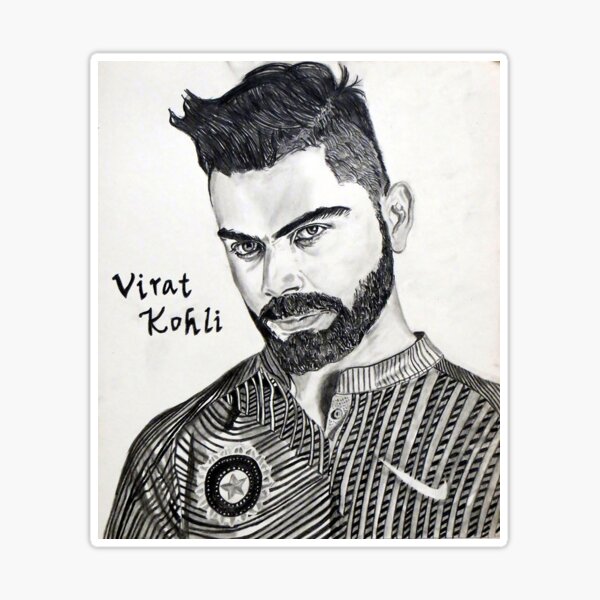 Realistic Drawing of Virat Kohli - YouTube