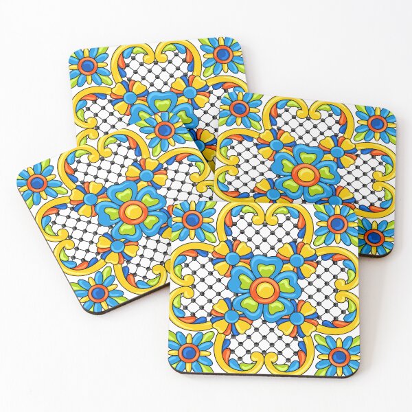 Item preview, Mexican Style Tile pattern 3: Mixed Print Magic designed and sold by Rebecca Turk.