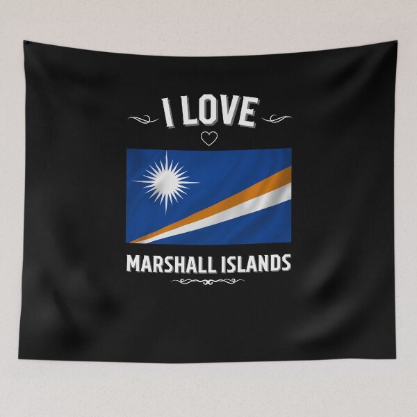 Aperçu de l'œuvre J'aime les îles Marshall créée et vendue par LoveMyRoots.