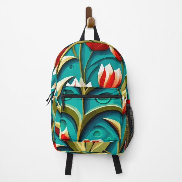Item preview, Cute Abstract Flowers Vintage Art Nouveau Floral Pattern designed and sold by Vicky Brago-Mitchell®.