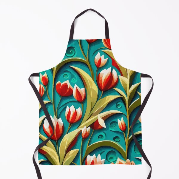 Item preview, Cute Abstract Flowers Vintage Art Nouveau Floral Pattern  designed and sold by Vicky Brago-Mitchell®.