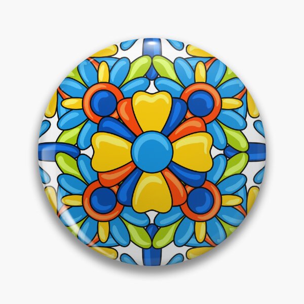 Item preview, Mexican Style Tile pattern 4: Mixed Print Magic designed and sold by Rebecca Turk.