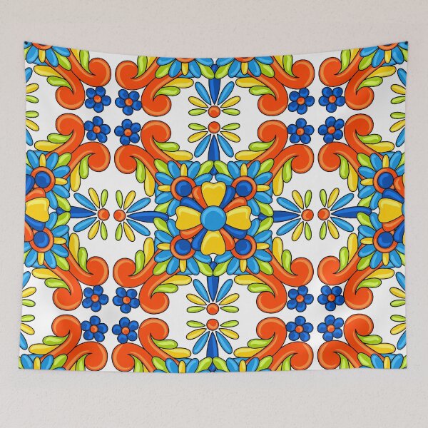 Item preview, Mexican Style Tile pattern 4: Mixed Print Magic designed and sold by Rebecca Turk.