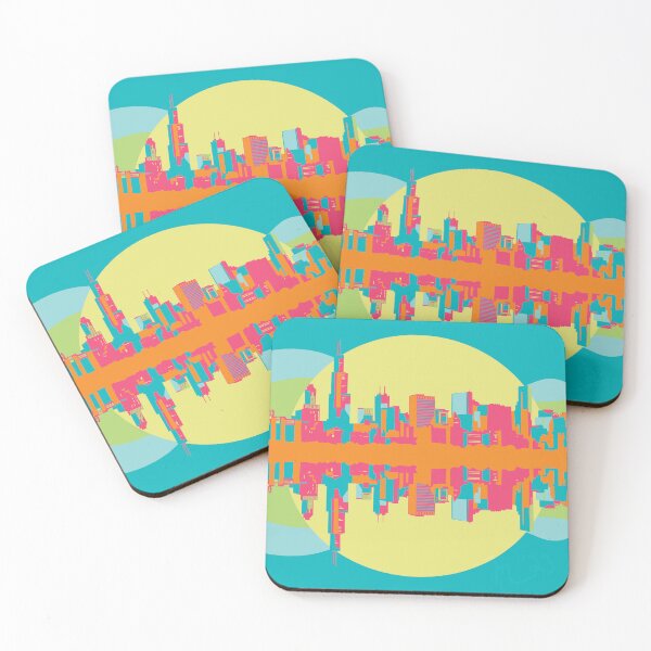 Item preview, Summer Chicago Skyline designed and sold by murpthart.