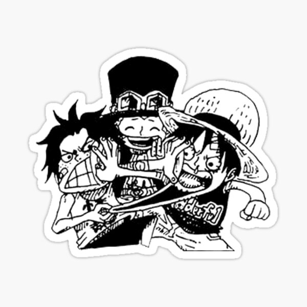 Ace, Sabo, and Luffy  Ace and luffy, One piece manga, Ace sabo luffy