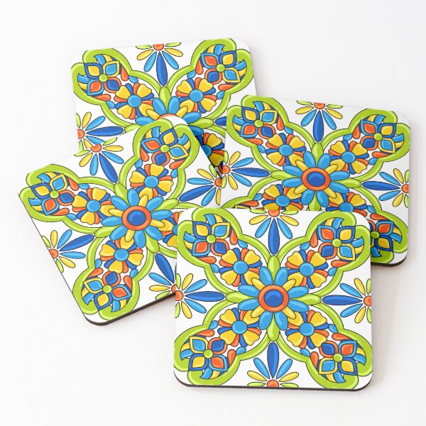 Item preview, Mexican Style Tile pattern 6: Mixed Print Magic designed and sold by Rebecca Turk.