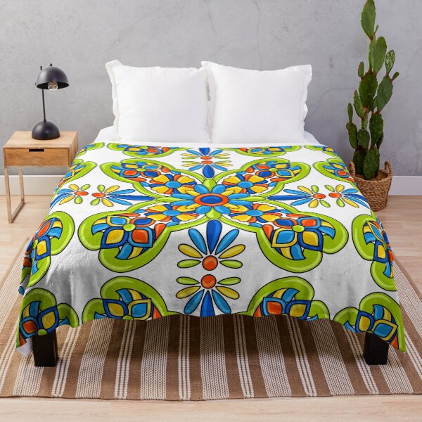 Item preview, Mexican Style Tile pattern 6: Mixed Print Magic designed and sold by Rebecca Turk.