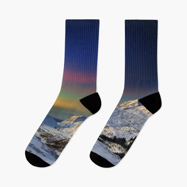 Item preview, Muted Aurora Over Snowcapped Mountains in Nordland Norway designed and sold by DEL-Productions.