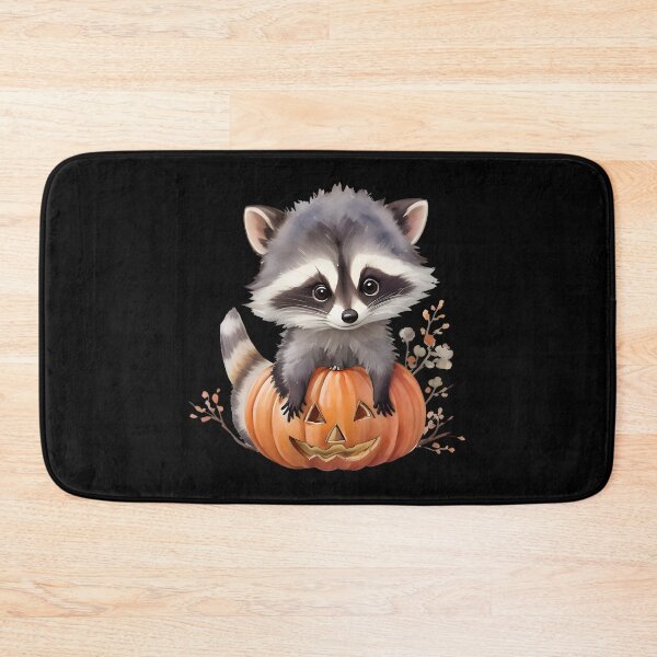 Item preview, Watercolor Hand Drawn Little Halloween Raccoon designed and sold by BloomCatB.